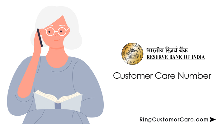 reserve bank india customer care number